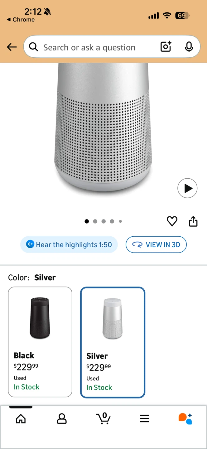 Bose SoundLink Revolve II Bluetooth Speaker - Silver - photo 4