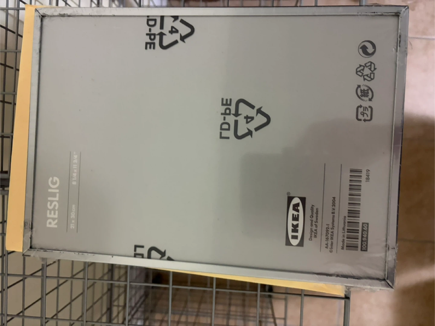 🥕 IKEA Reslig Frame 8 1/4 x 11 3/4" - photo 2