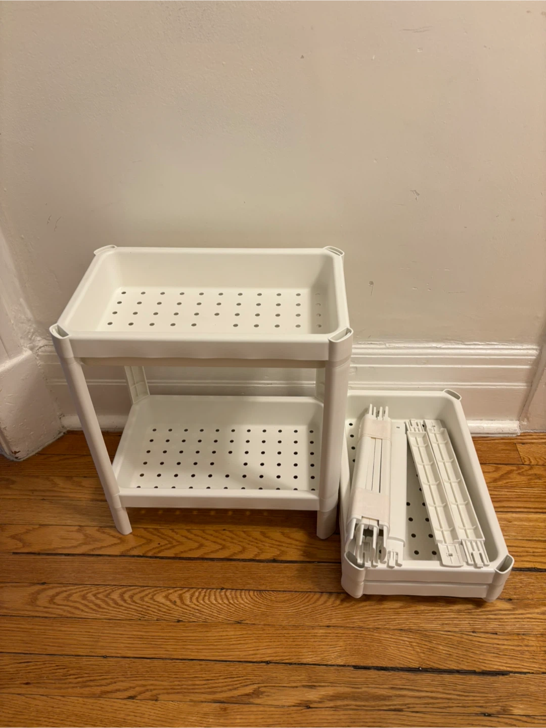 White Plastic Shelves - photo 2