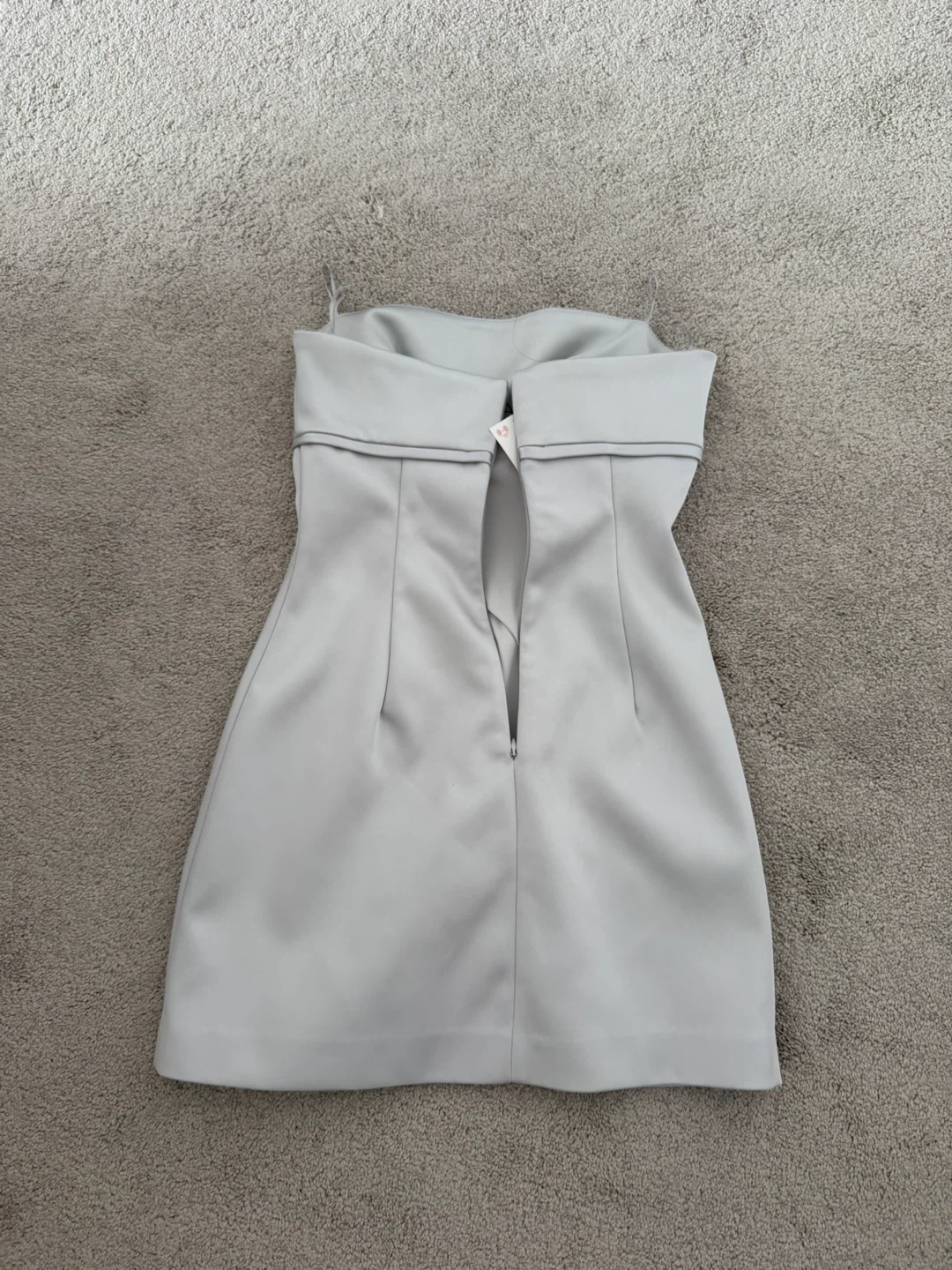 Tag stil on.Zara Strapless Satin Dress with Bow - XS - photo 2