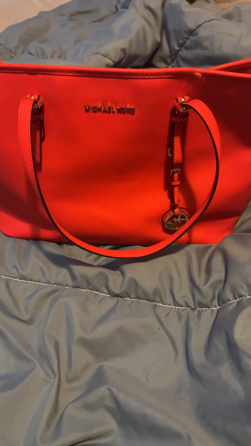 Michael Kors Orange Tote Bag - photo 2