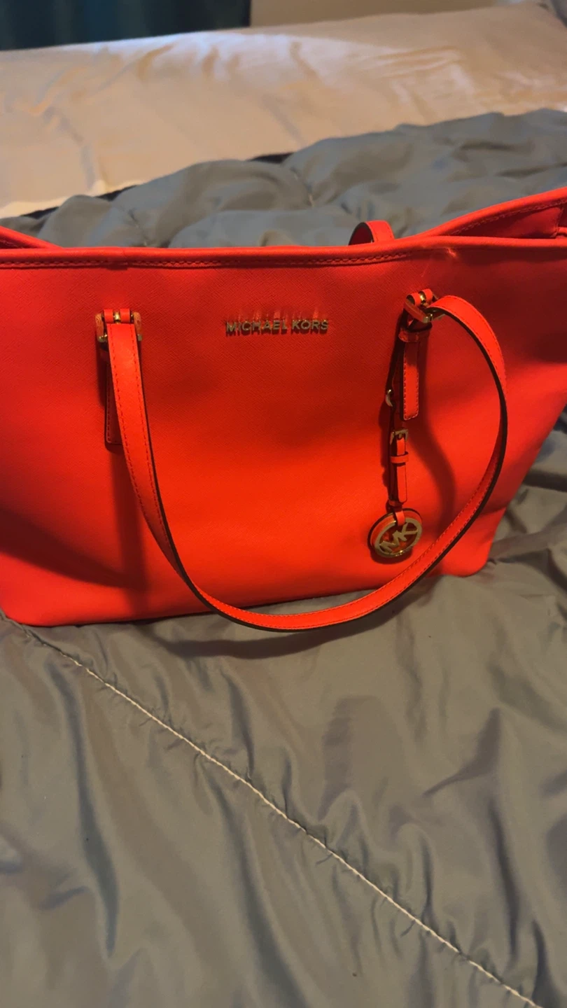 Michael Kors Orange Tote Bag