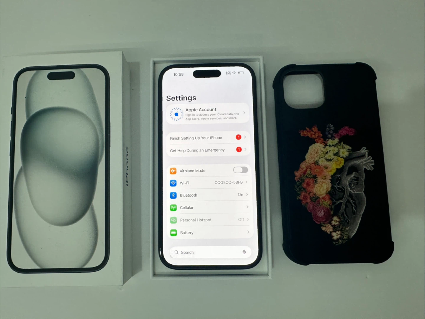 Apple iPhone 15 128GB Space Grey Dual Sim Unlocked 88% Battery - photo 4