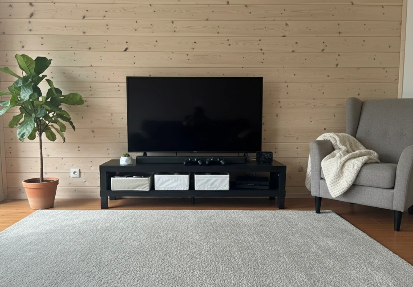 IKEA Lack TV Unit - Black