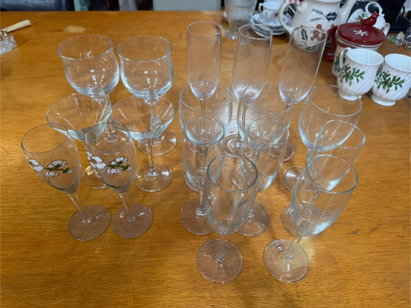 🥕Assorted Stemmed Glasses - Royal Caribbean & Floral