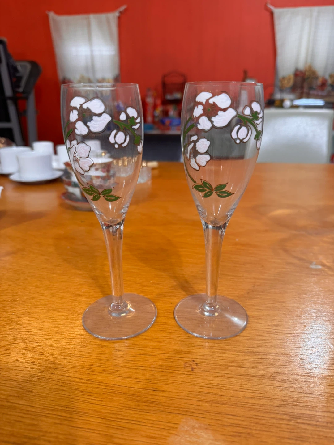 🥕Assorted Stemmed Glasses - Royal Caribbean & Floral - photo 2