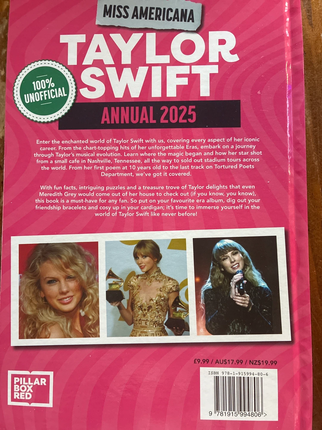 New Taylor Swift Annual 2025 Book - photo 2