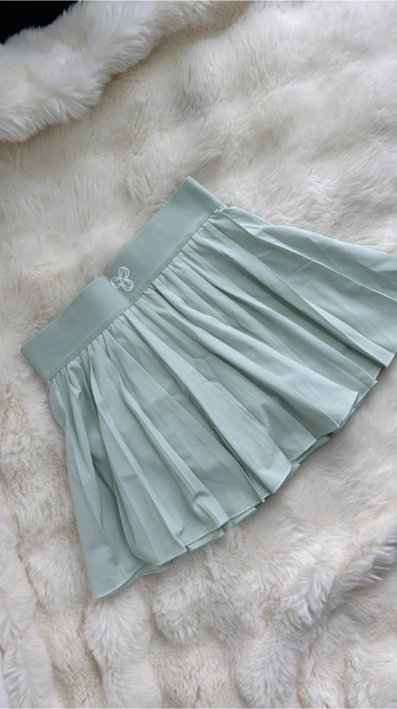Aritzia TNA Tennis Skirt - Size 2XS - Light Green/Mint - photo 3