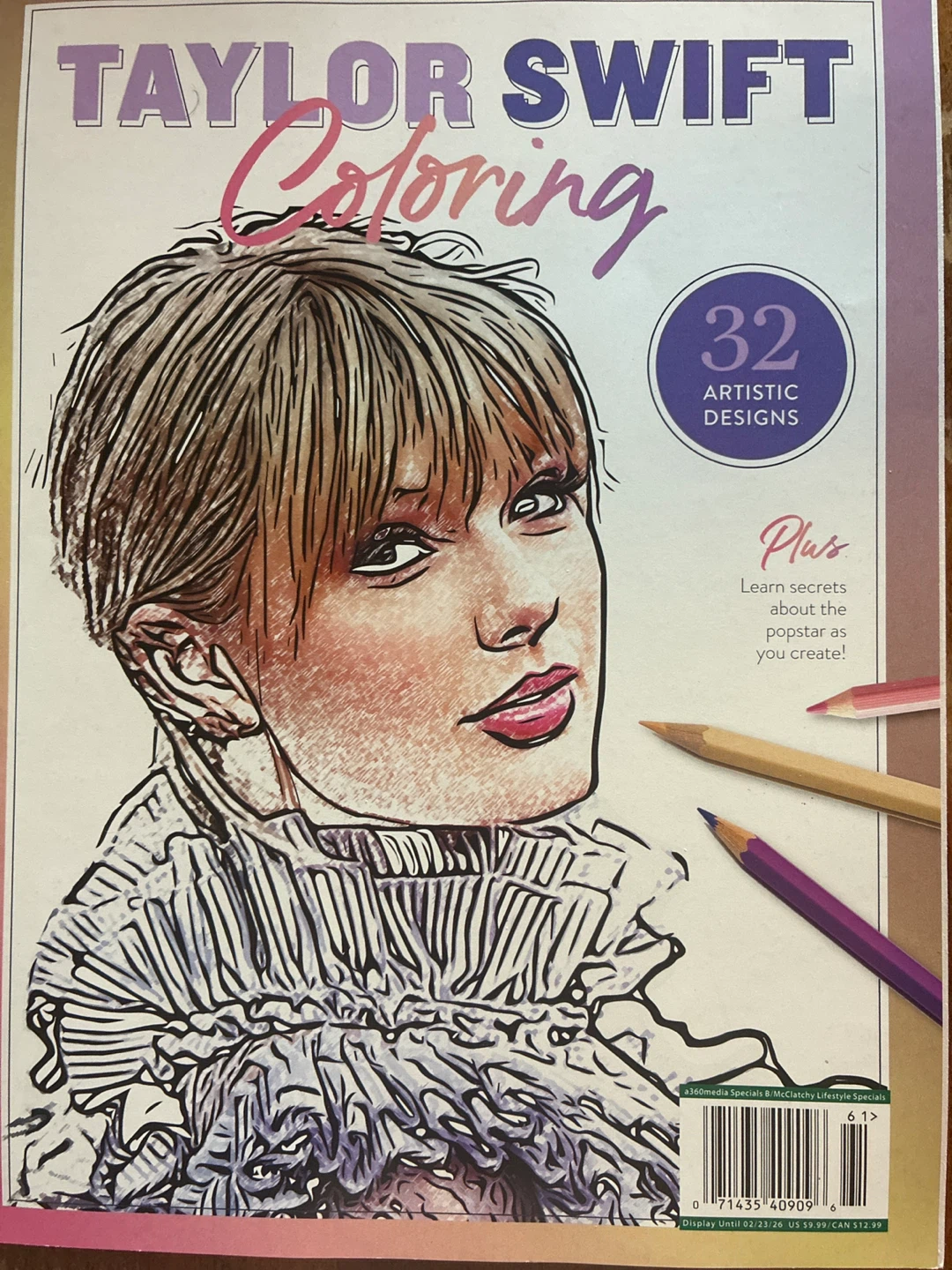 New Taylor Swift Coloring Book