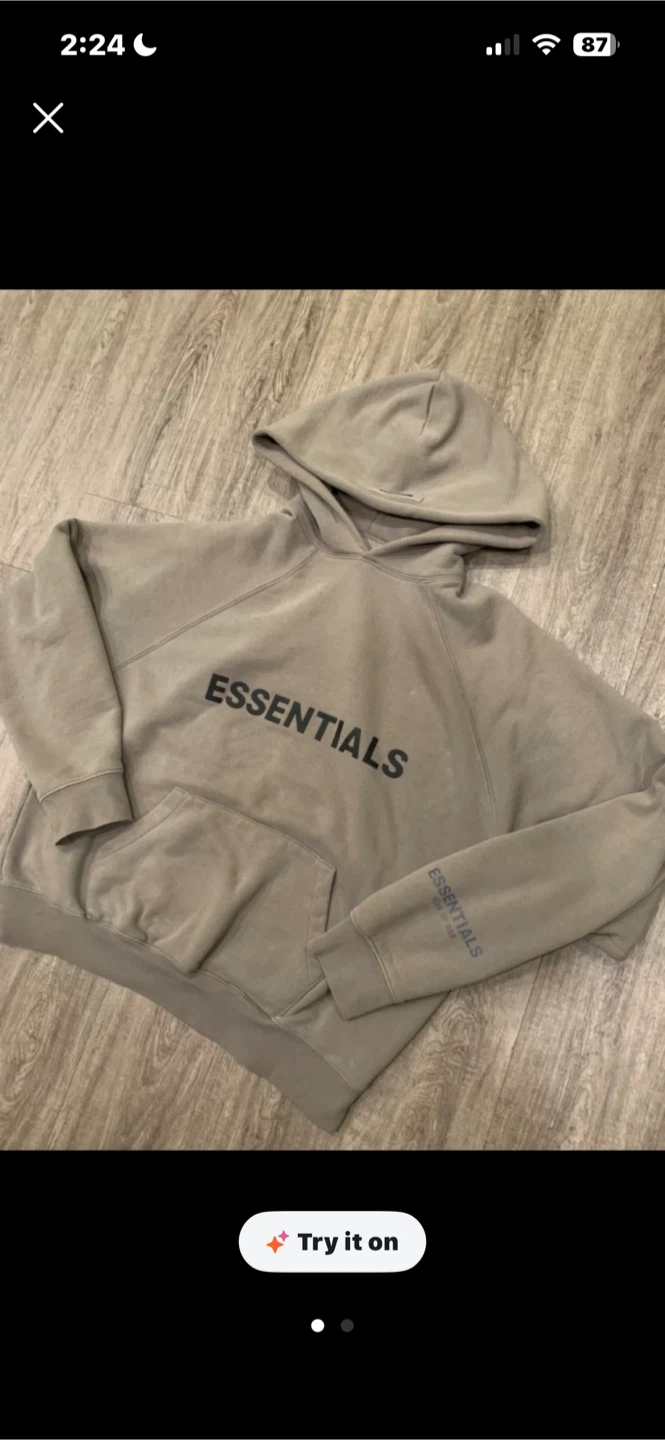 Essentials Fear of God Hoodie - Size S