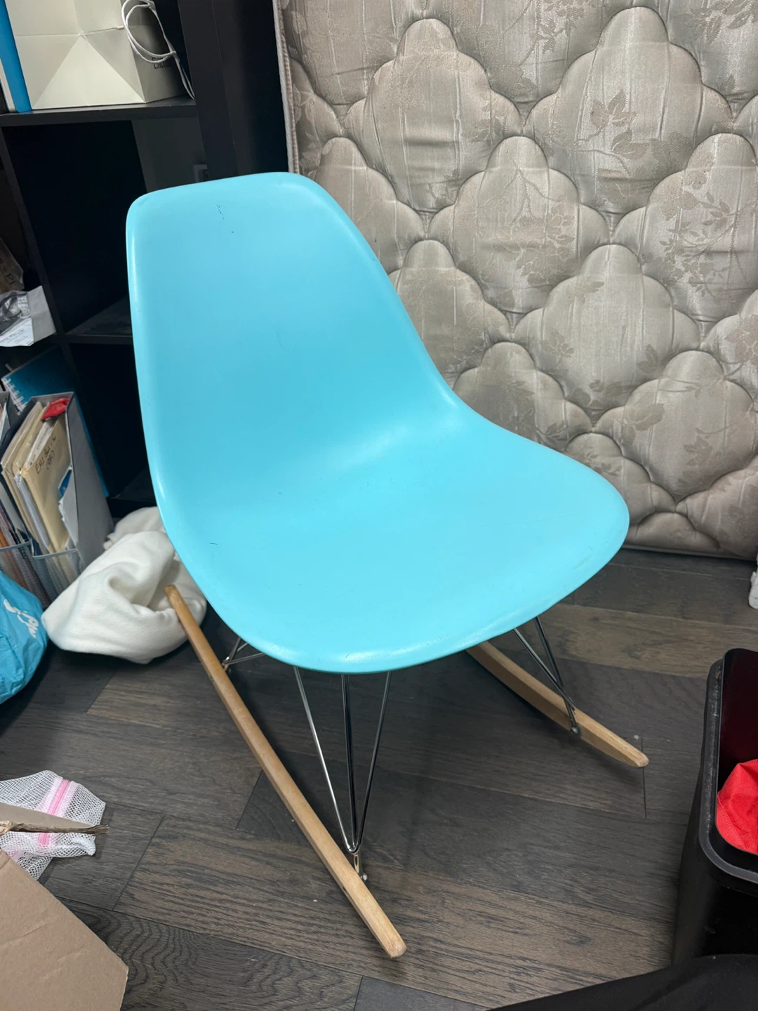 Light Blue Rocking Chair - photo 2