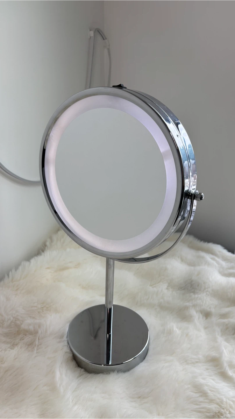 Double-Sided LED Lighted Makeup Mirror