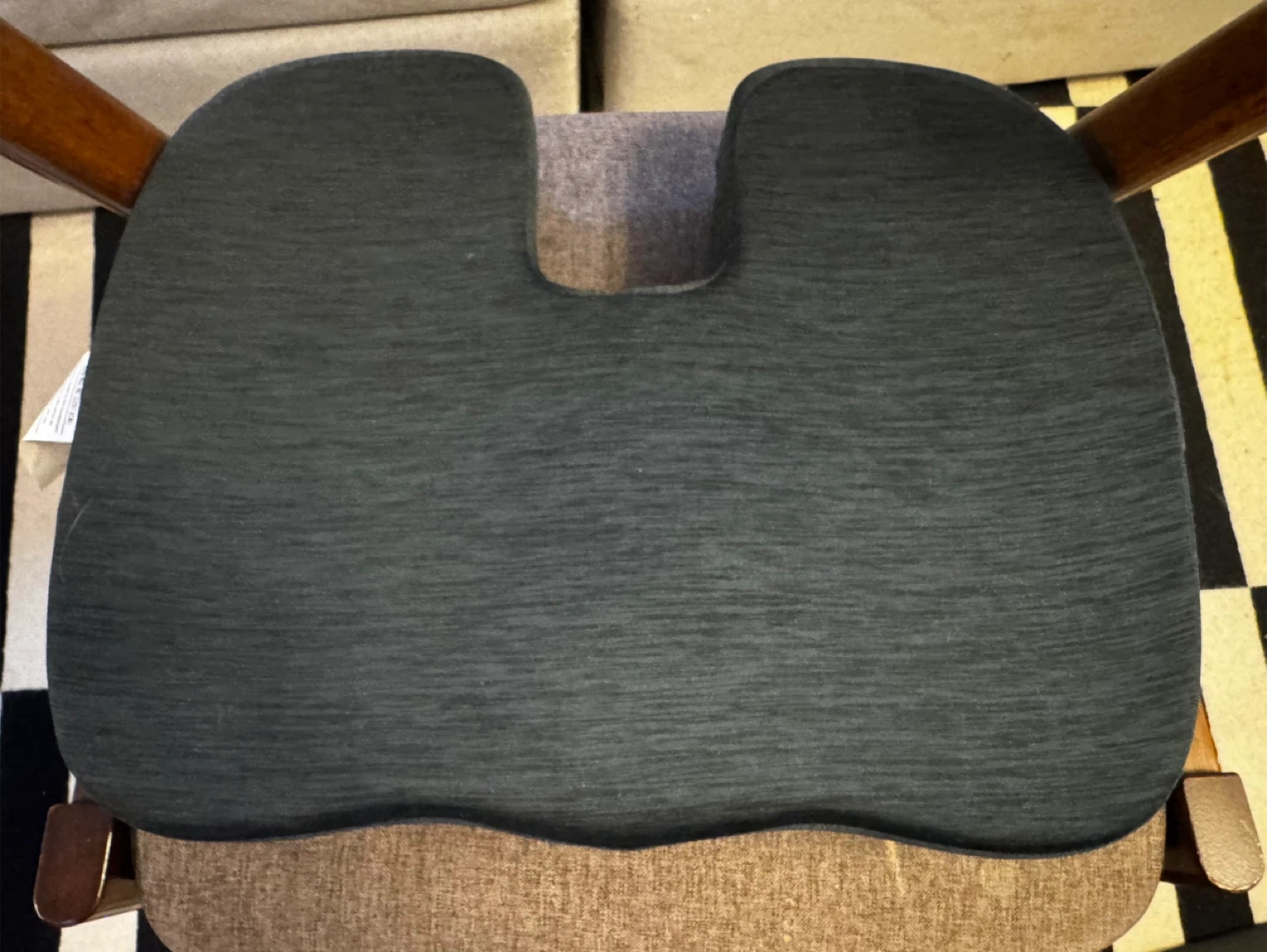 Unused Memory Foam Seat Cushion - Gray