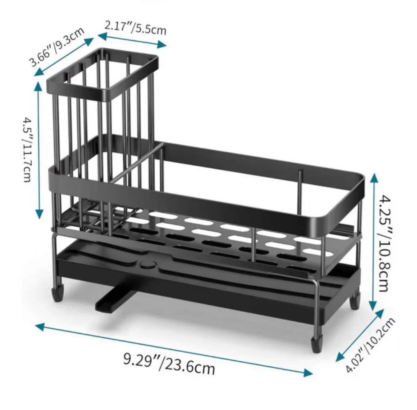 New Black Sink Caddy Organizer - photo 2