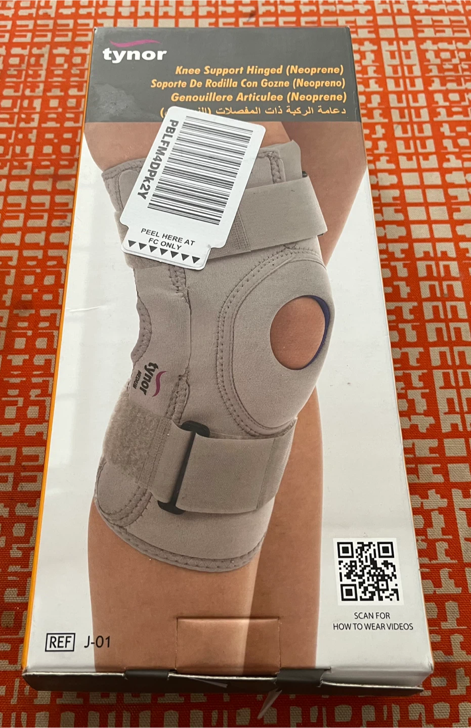 Tynor Knee Support Hinged (Neoprene) Size XL