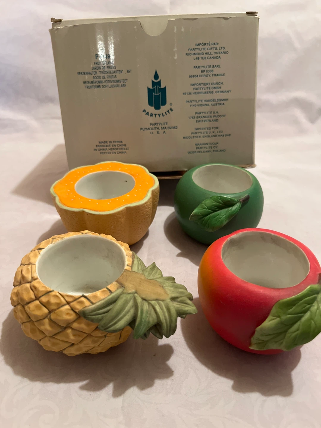 Partylite Fruit Splash Candle Holders