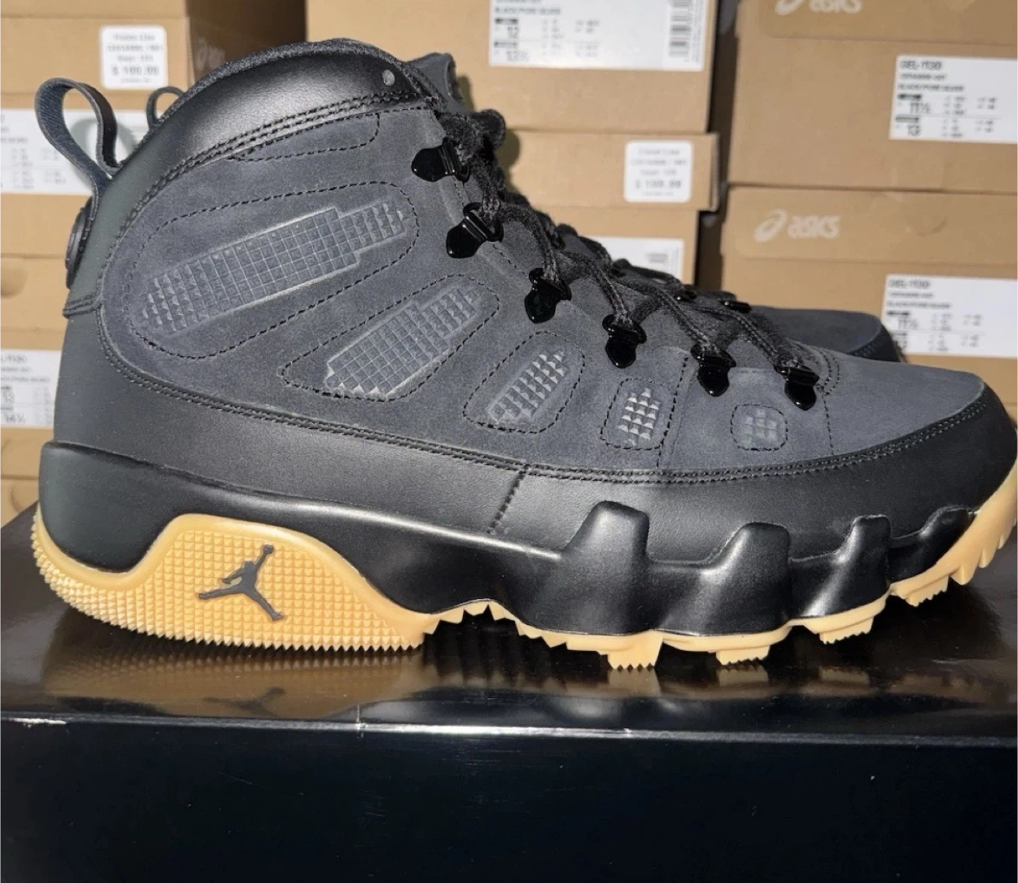 Air Jordan 9 Boot Black Gum size 10.5 and other sizes available - photo 2