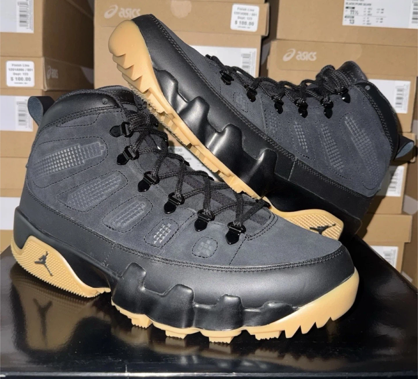 Air Jordan 9 Boot Black Gum size 10.5 and other sizes available