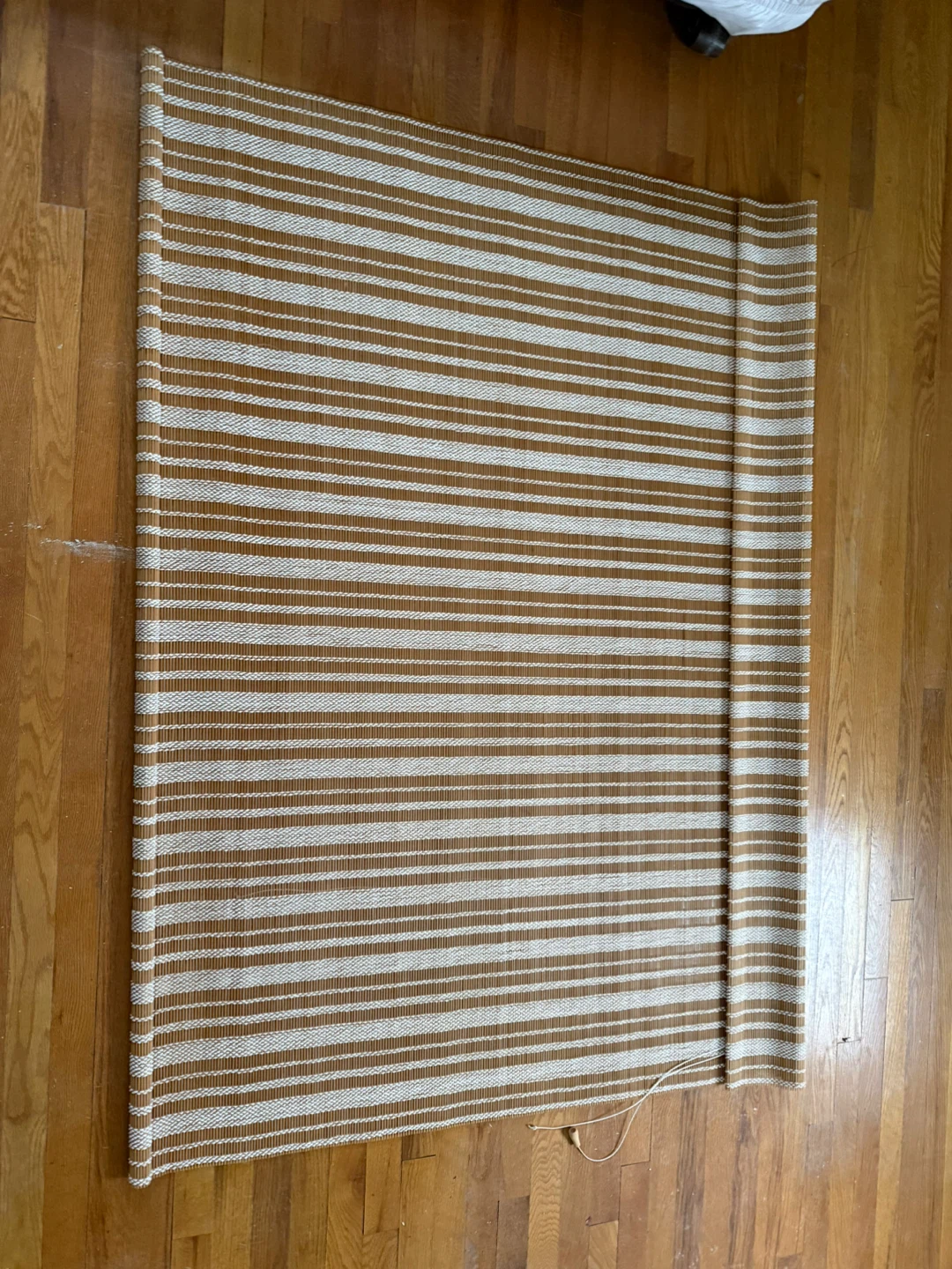 Brown & Beige Bamboo Window Shades