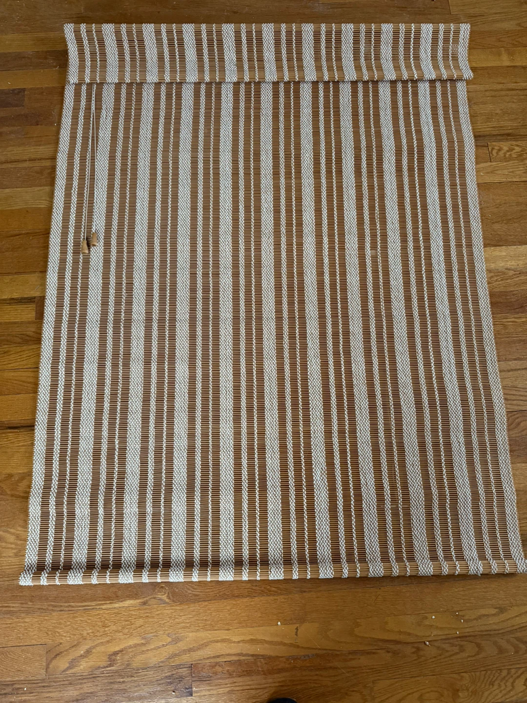 Brown & Beige Bamboo Window Shades - photo 2