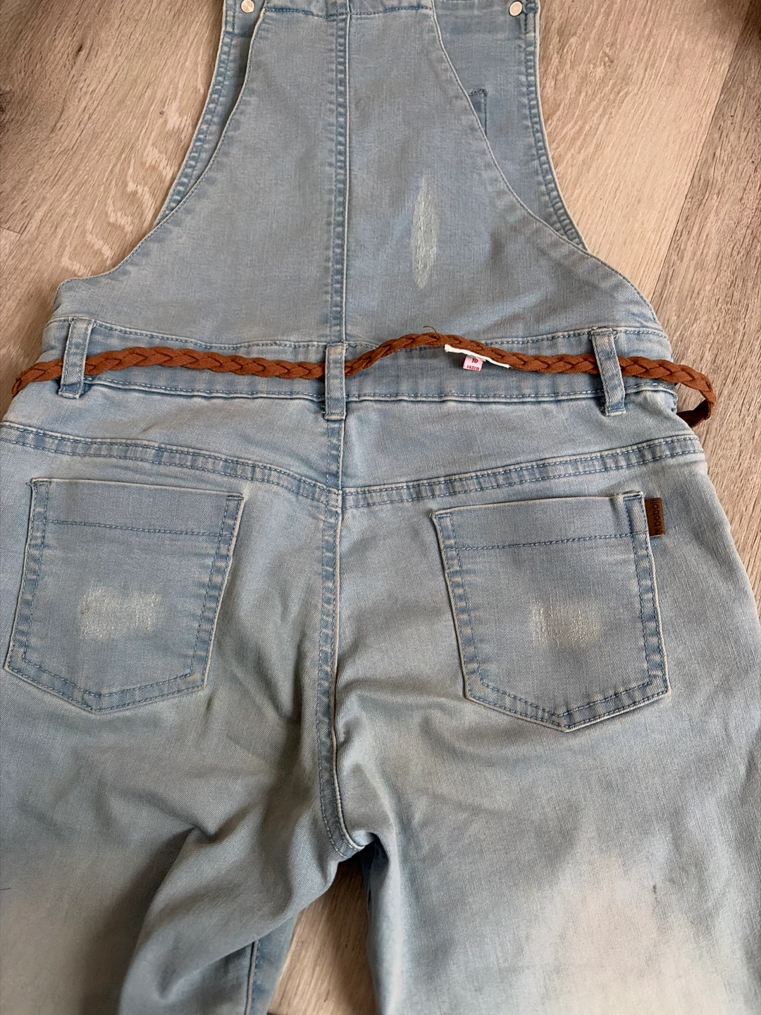 La Redoute Girls' Denim Overalls - Size 10 - photo 3