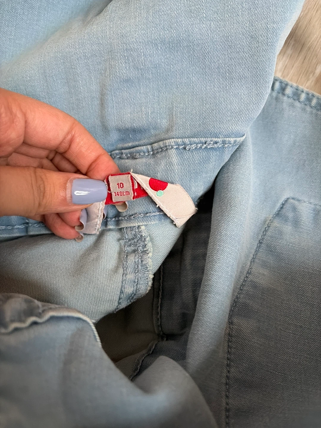 La Redoute Girls' Denim Overalls - Size 10 - photo 4