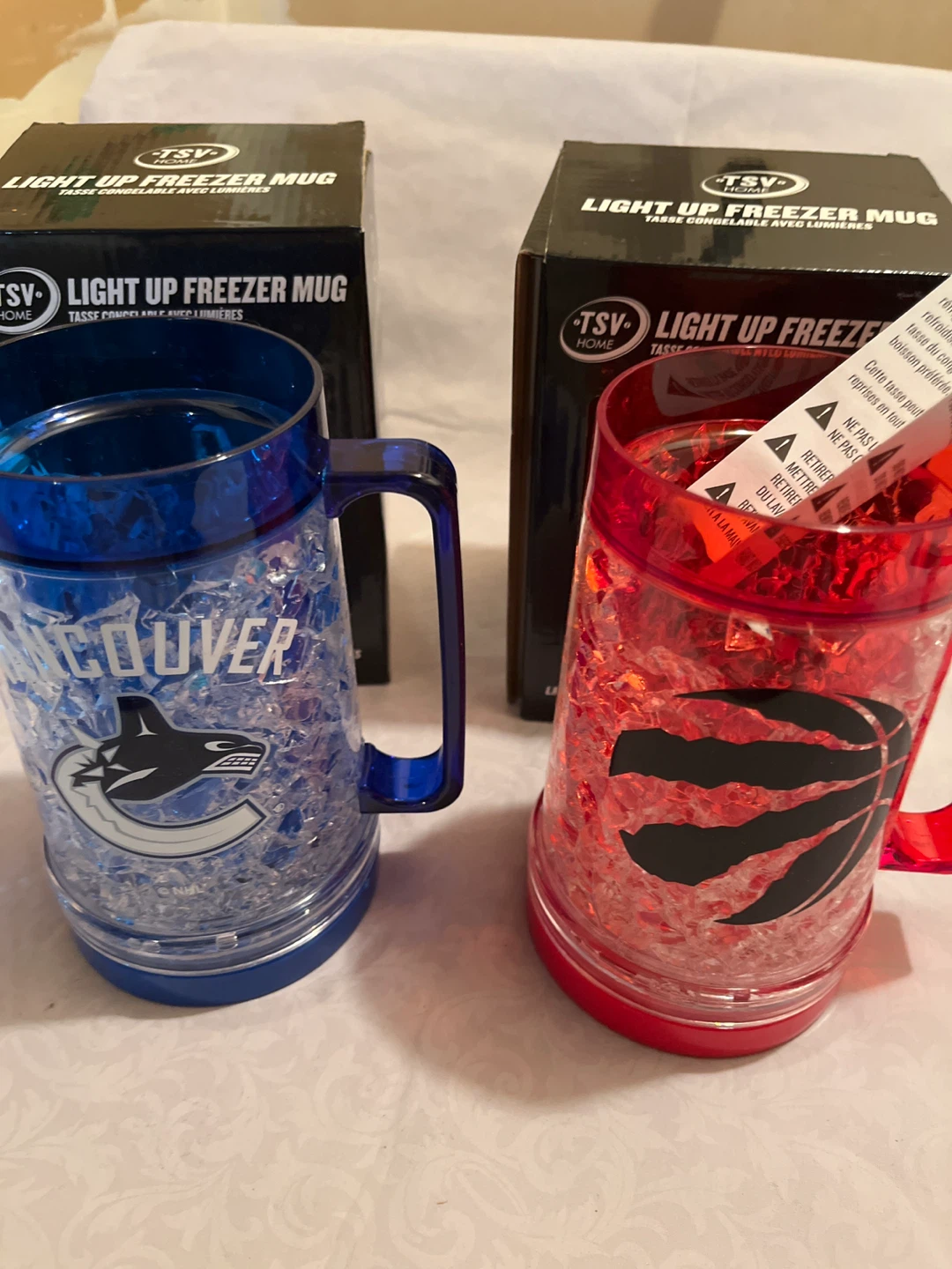 TSV Light Up Freezer Mug - Canucks & Raptors