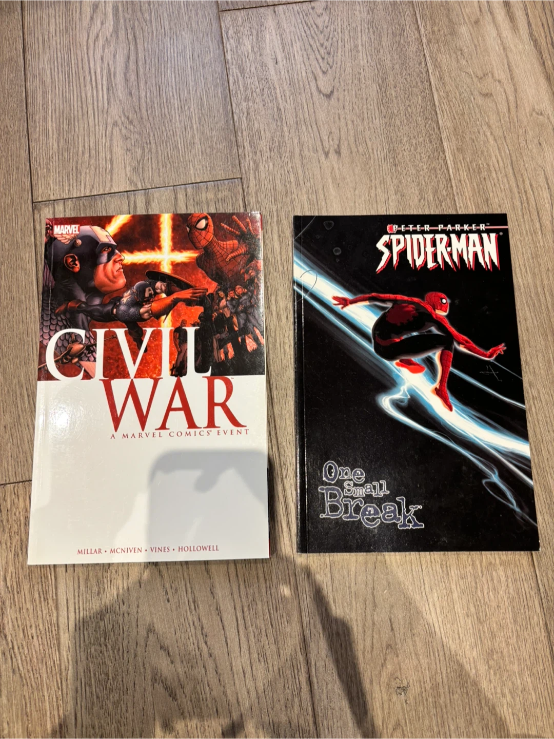 Marvel Civil War & Spiderman Comic Books