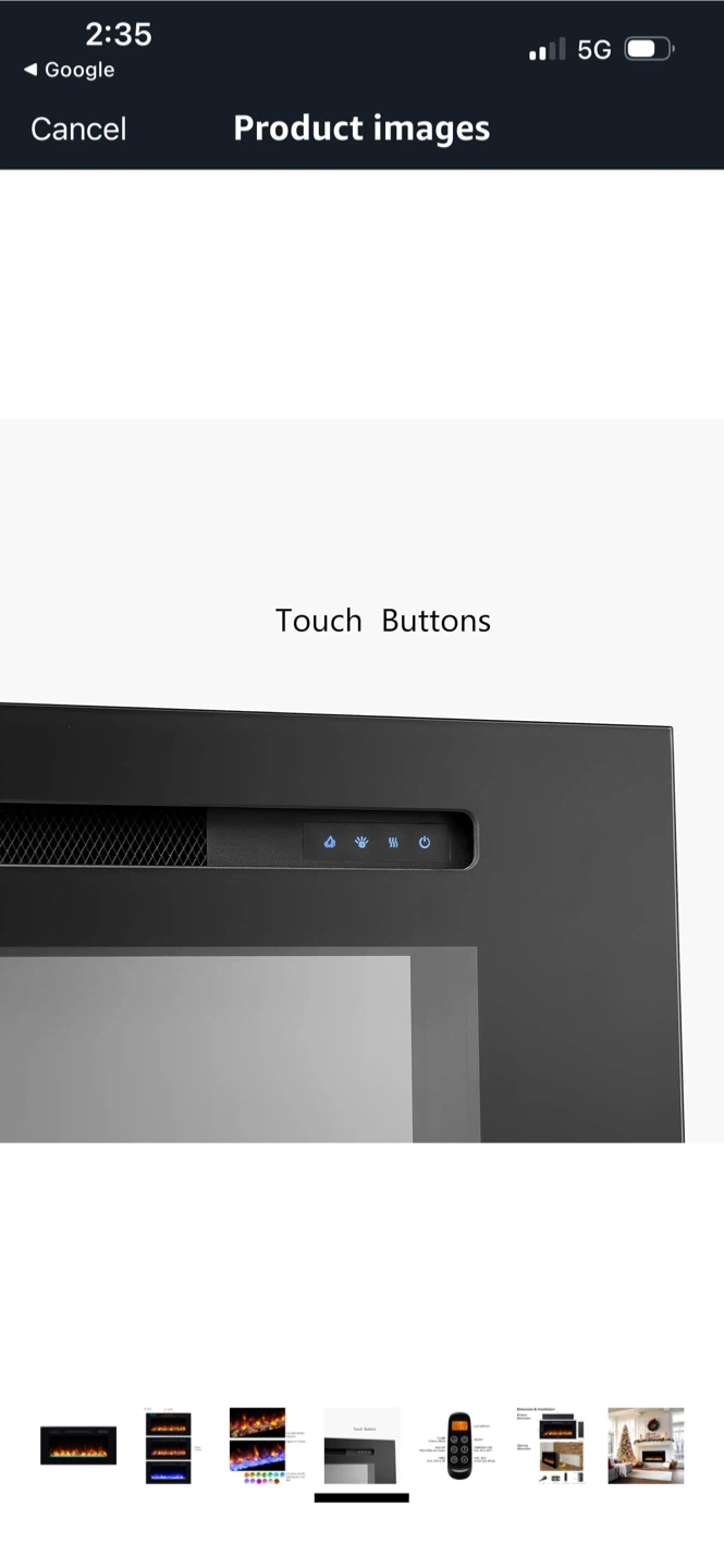 New Electric Fireplace with Remote - photo 4