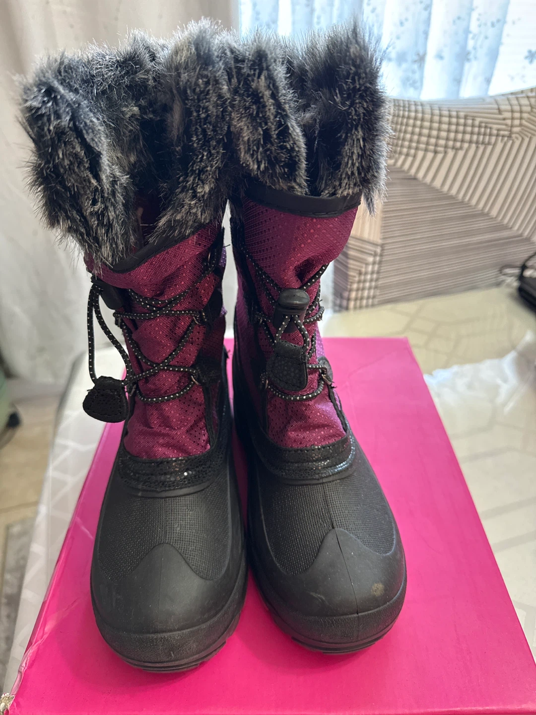 Kamik Purple Snow Boots - Size 4 - photo 2