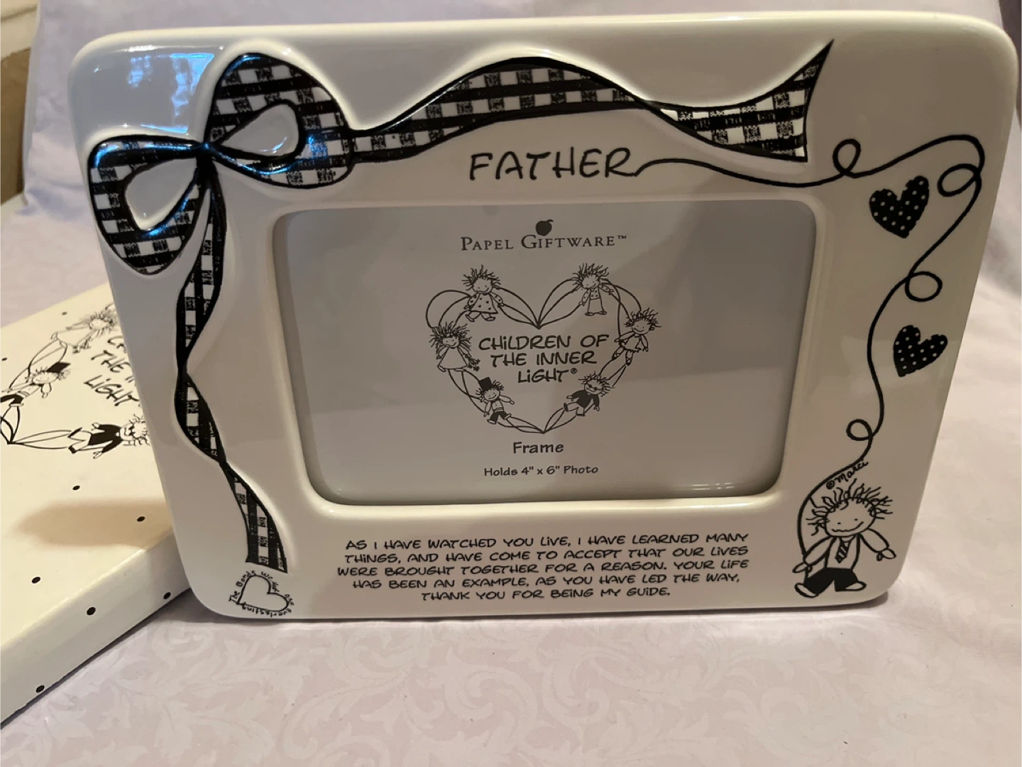 Papel Giftware 'Father' 4x6 Photo Frame