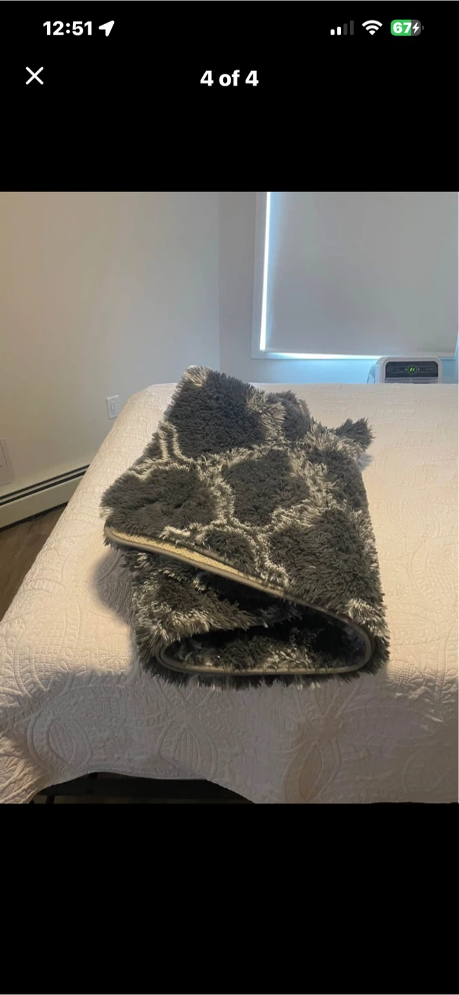 Grey Shag Rug - photo 3