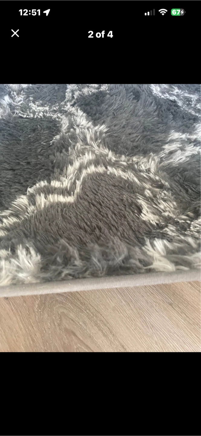 Grey Shag Rug - photo 2
