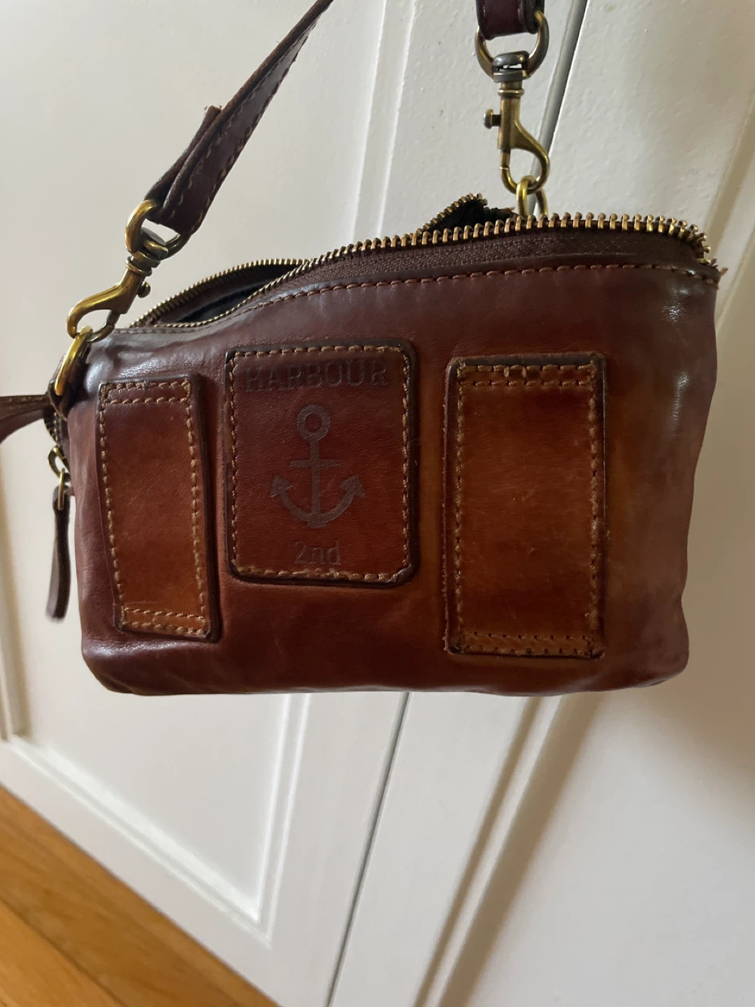 HARBOUR 2nd Brown Leather Crossbody Bag - photo 3