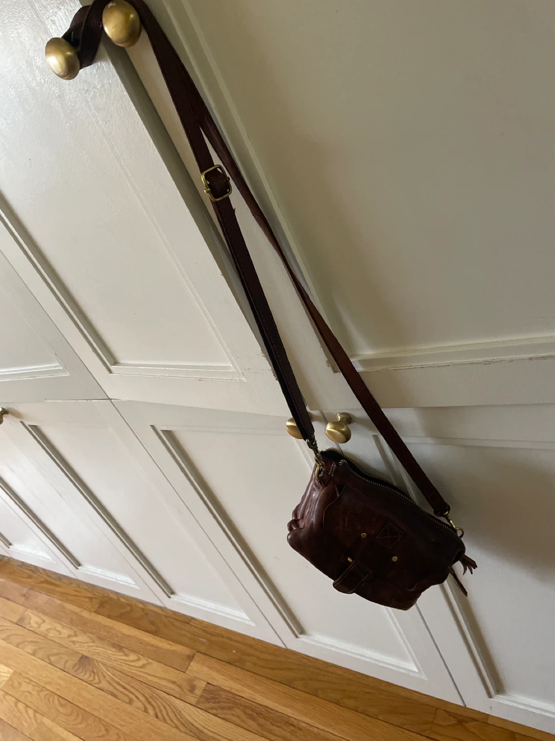 HARBOUR 2nd Brown Leather Crossbody Bag