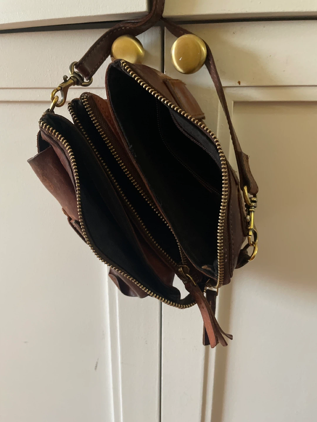 HARBOUR 2nd Brown Leather Crossbody Bag - photo 2