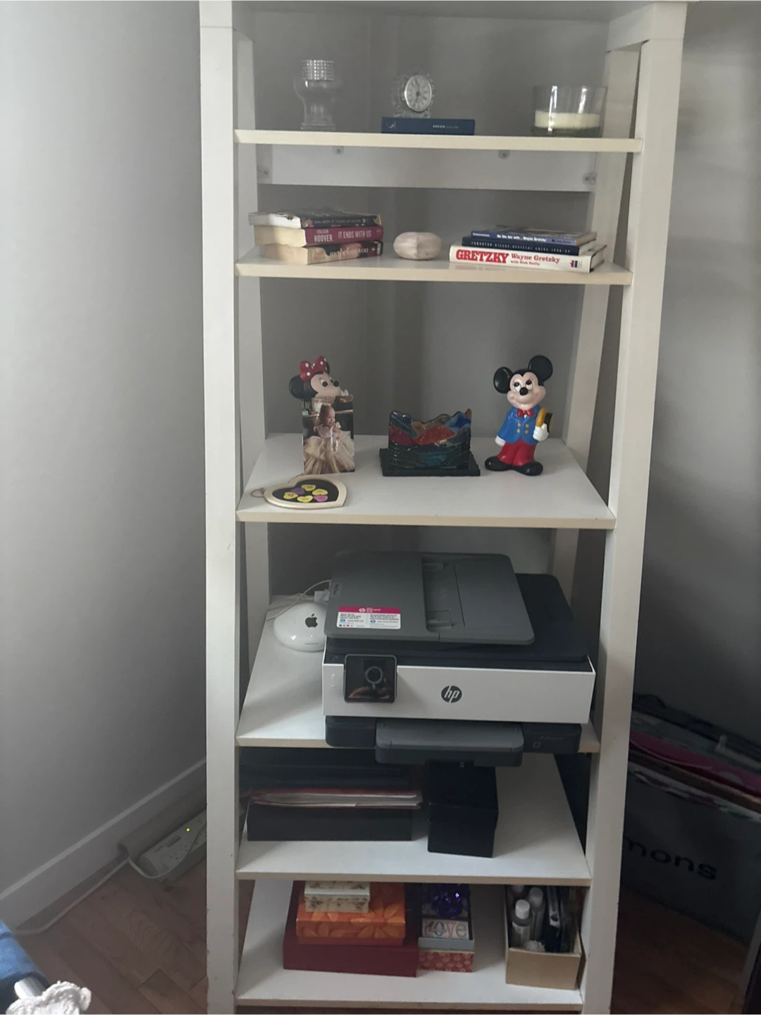 White Bookshelf