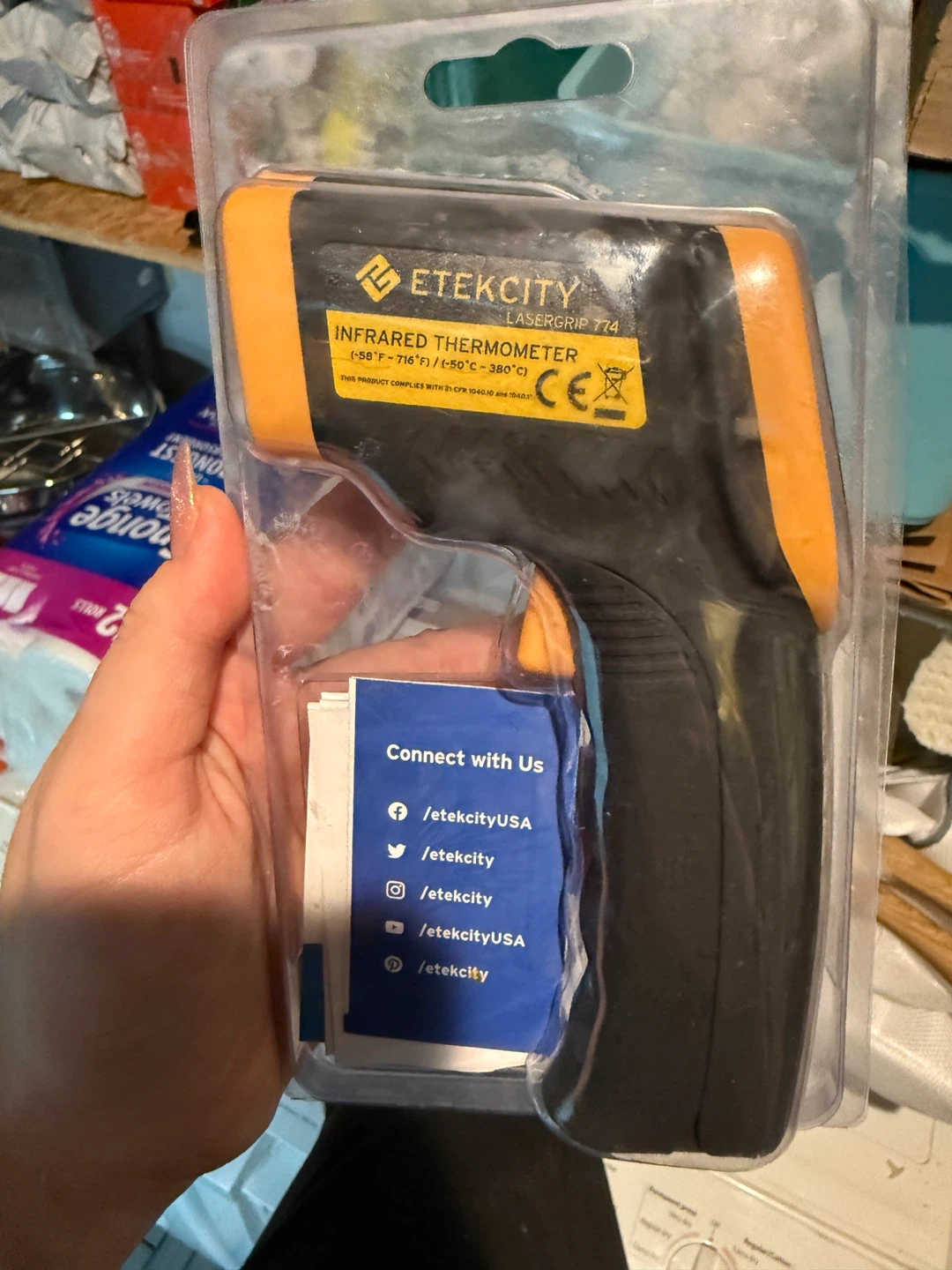 Etekcity LaserGrip 774 Infrared Thermometer - New