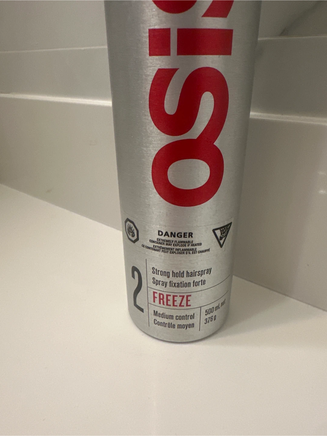 Osis+ Freeze Strong Hold Hairspray 500ml - photo 2