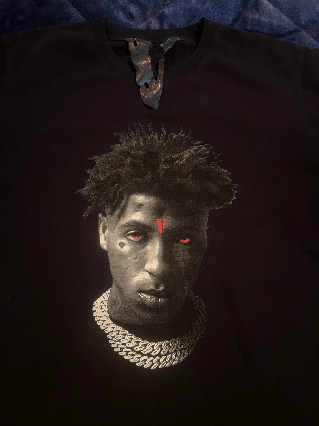 Vlone NBA Youngboy Black T-Shirt - photo 2