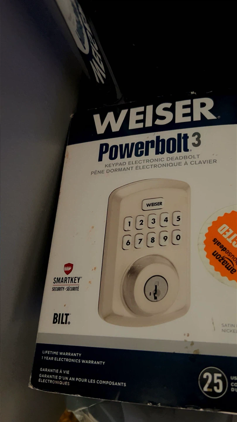 Weiser Powerbolt 3 Keypad Deadbolt - Satin Nickel - photo 2