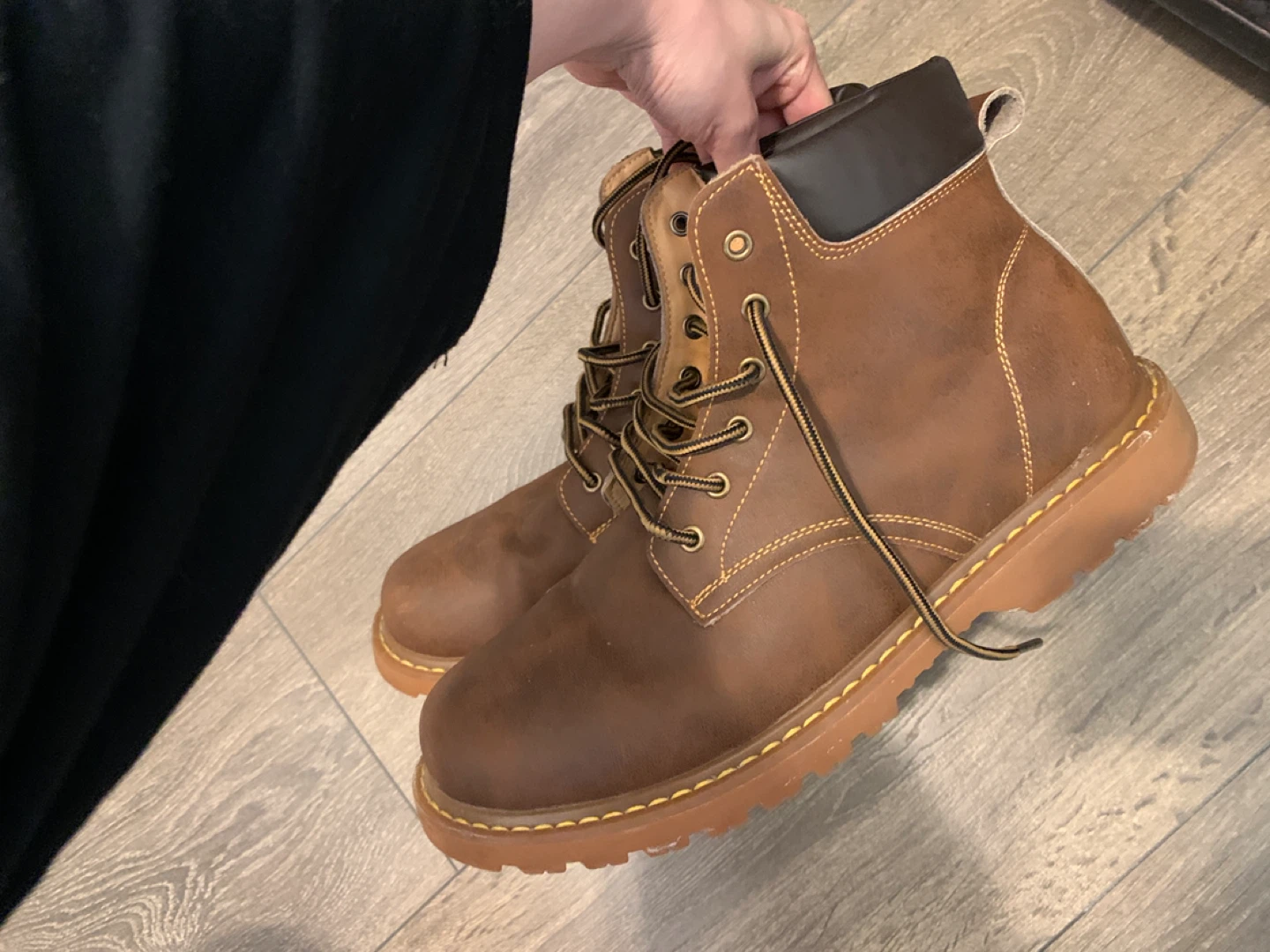 Brown Leather Ankle Boots Size9.5/10 - photo 2
