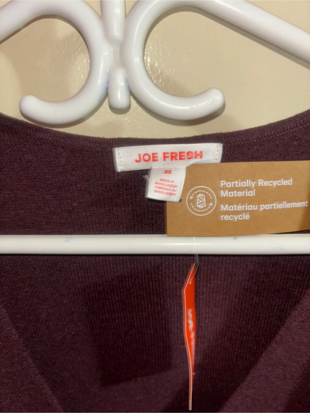 Joe Fresh 2X Purple Sweater Dress - photo 2