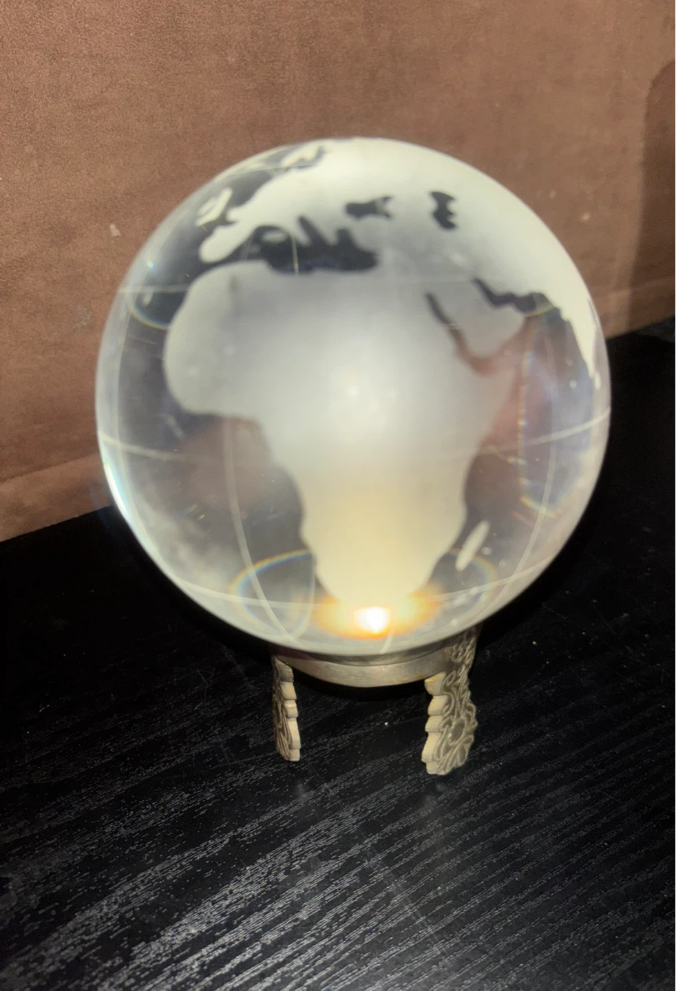 Glass Globe with Stand