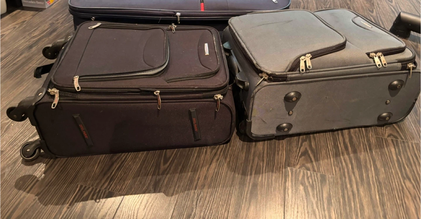 $20 Rolling carryons - used, great condition