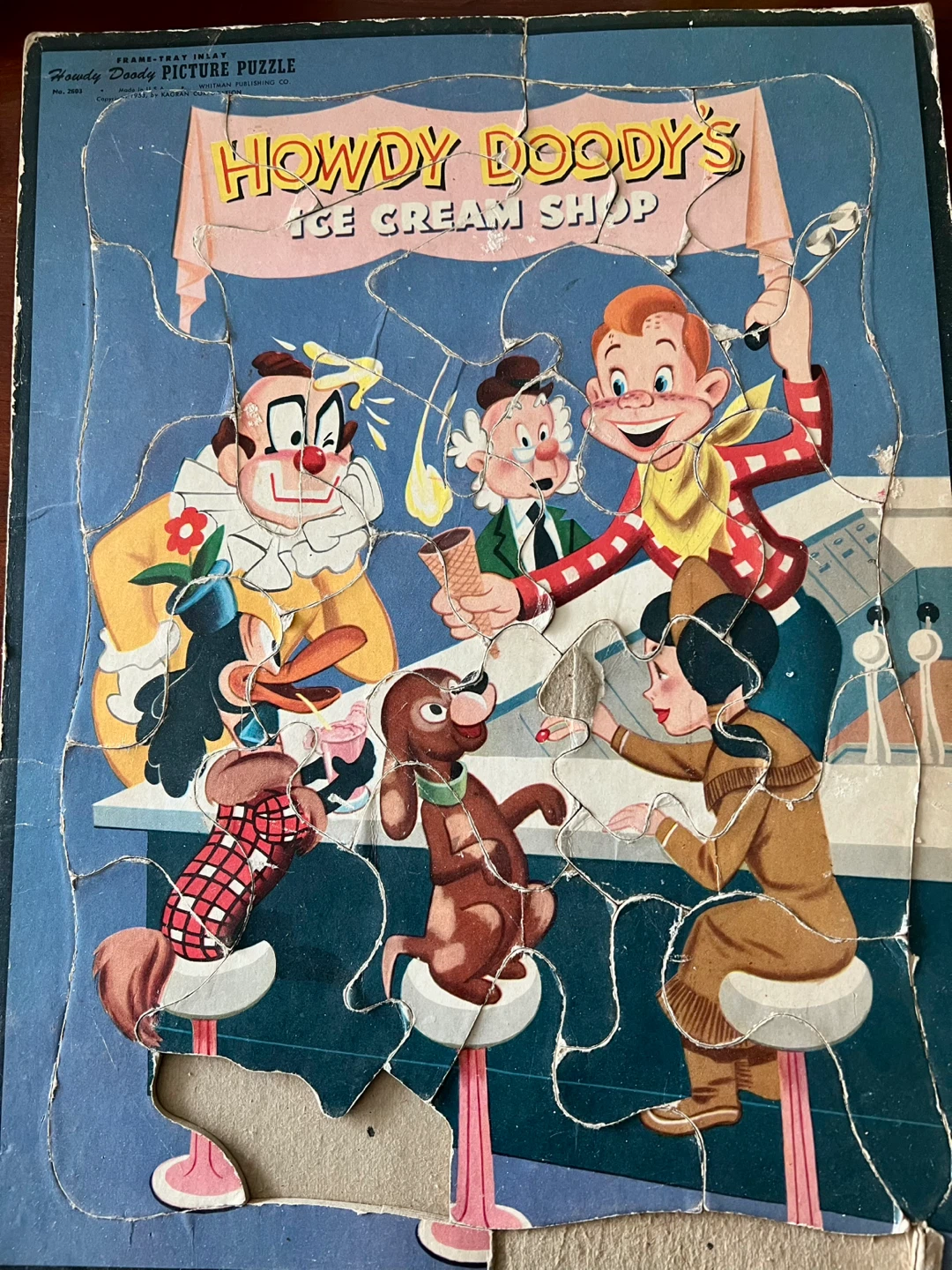 Vintage Howdy Doody's Ice Cream Shop Puzzle - photo 2