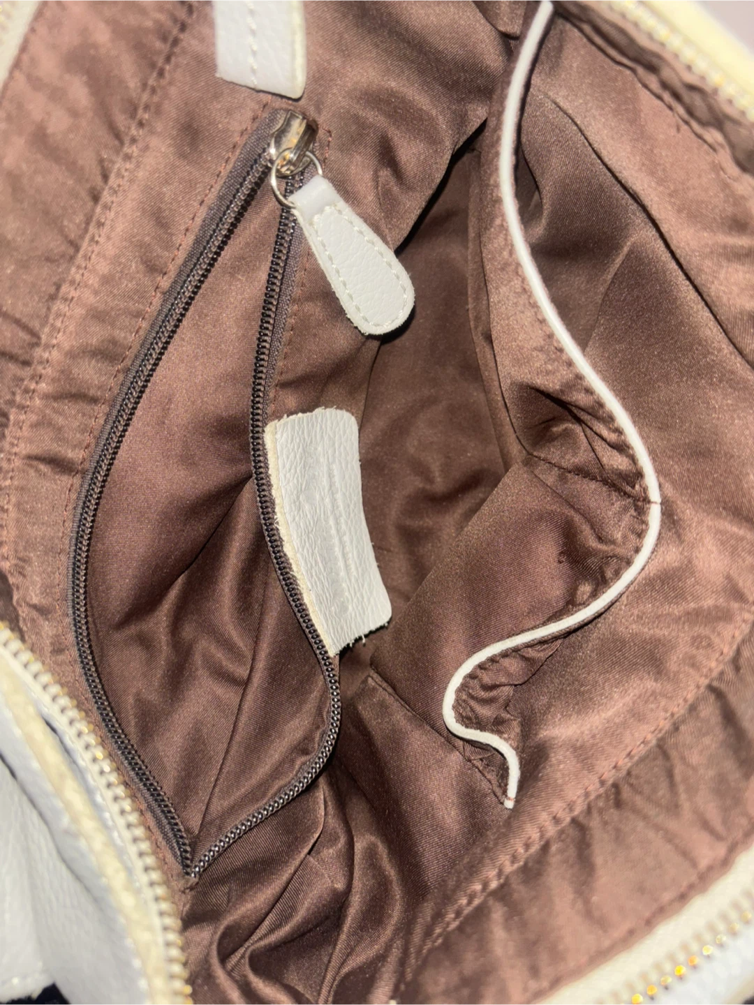 Grey Leather Handbag - photo 4