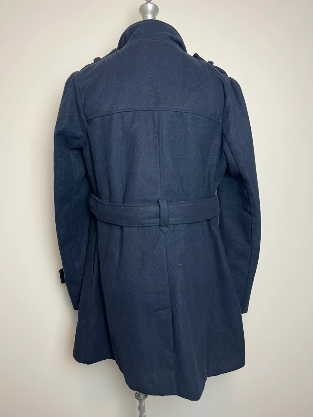 Miss London Wool Blend Coat - Size L - photo 2