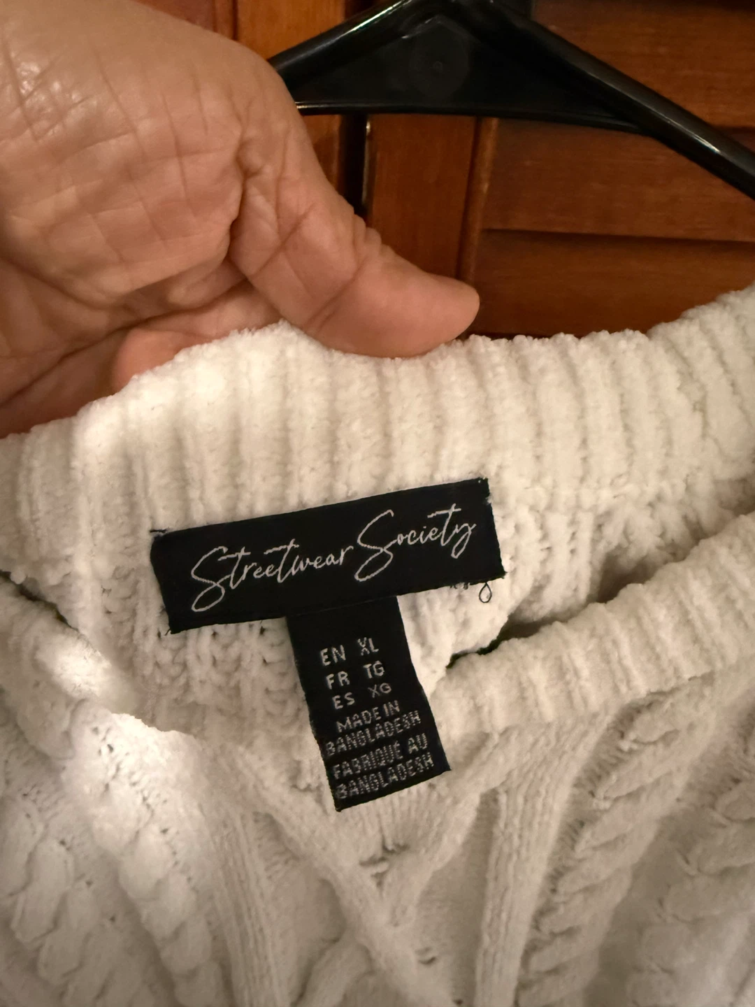 Streetwear Society XL White Sweater - photo 2