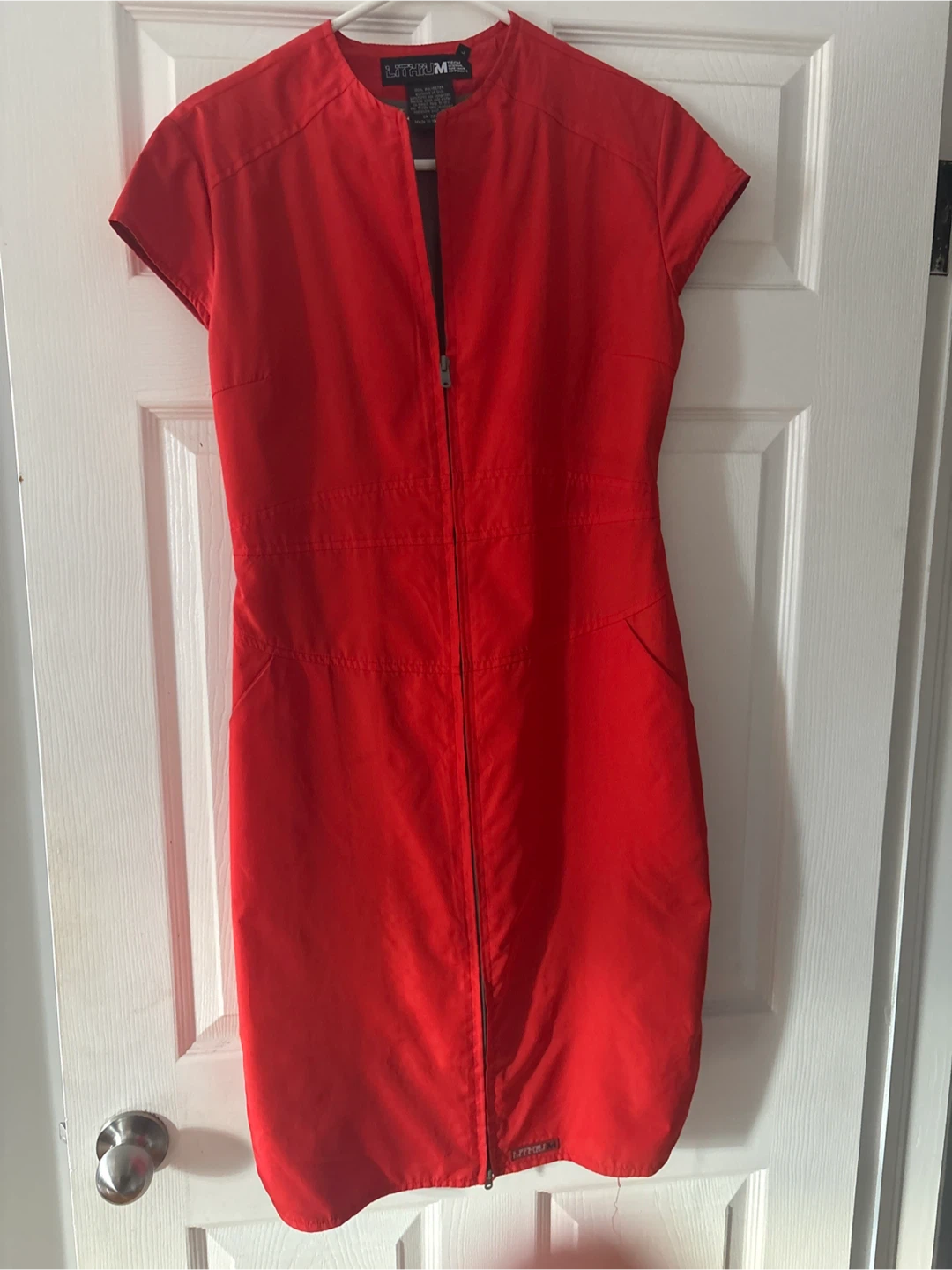 Lithium Red Dress - Size L Vintage